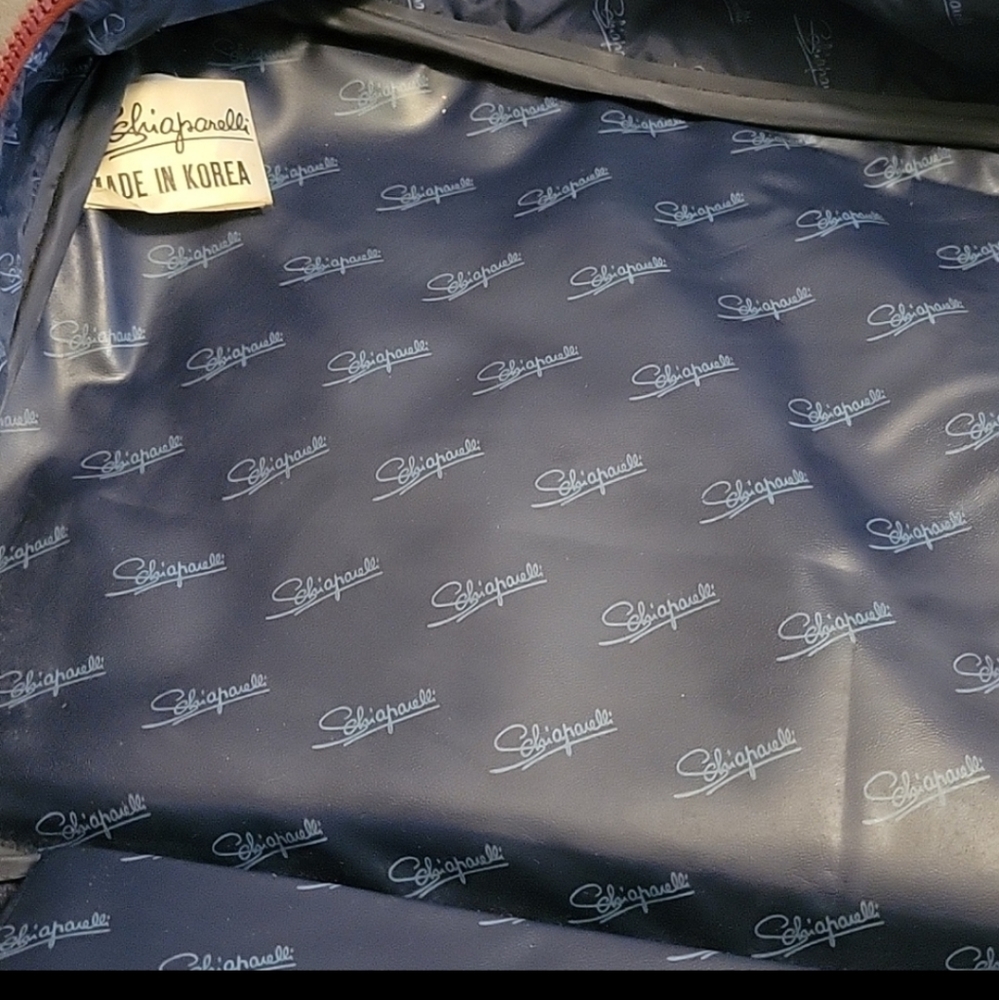 Impossible to find Vintage Genuine Leather 1960s Schiaparelli weekenders bag - Picture 5 of 12